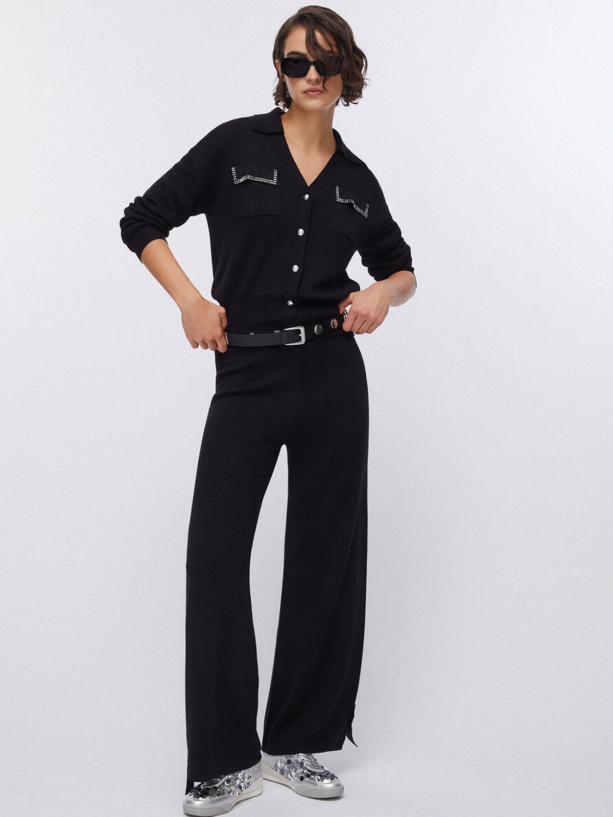 LIU JO SPORT Cardigan Donna  TA6041MS59L 22222 Nero