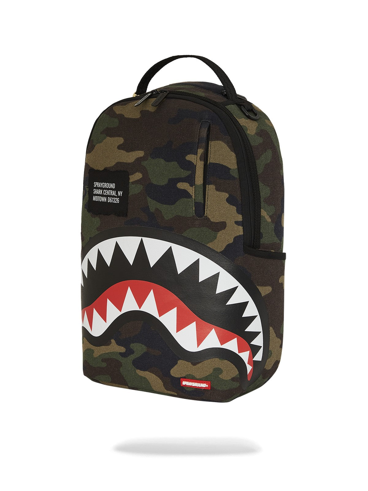 SPRAYGROUND Zaino Uomo SHARK CENTRAL CAMO DLXS BACKPACK 910B7163NSZ CAMOUFLAGE