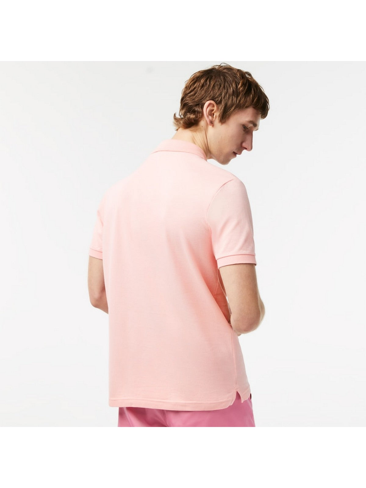 Lacoste T-shirts and men's pole Ph4012 KF9 Rosa