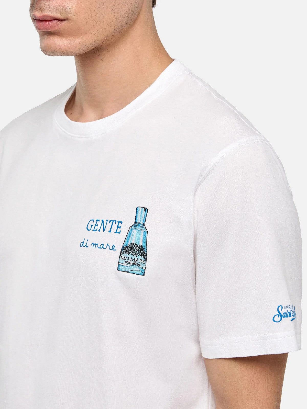 MC2 SAINT BARTH T-shirt Uomo  PORTOFINO 04456L GIN GENTE 01N EMB