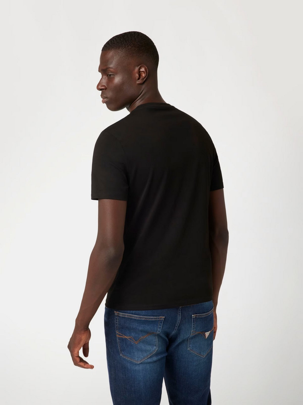 GUESS T-shirt Uomo CN SS ORIGINAL LOGO TEE M2YI71 I3Z14 JBLK Jet Black A996