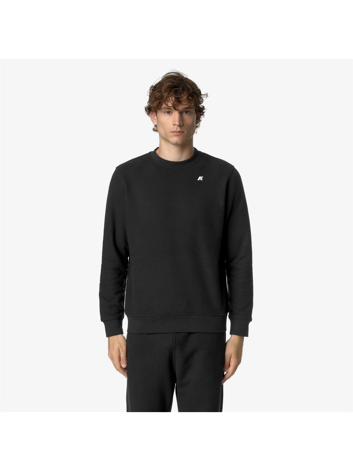 K-Way-Mann Sweatshirt Baptiste schweres Fleece K8133GW usy Black