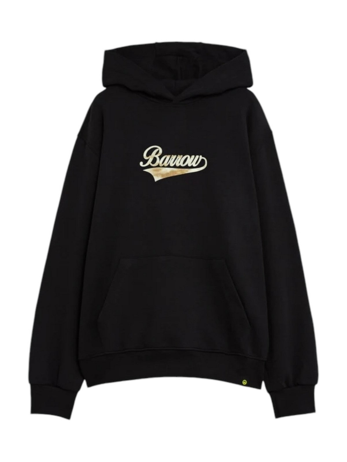 BARROW Felpa Uomo HOODIE UNISEX F4BWUAHS088 110 Nero gioboutiqueweb