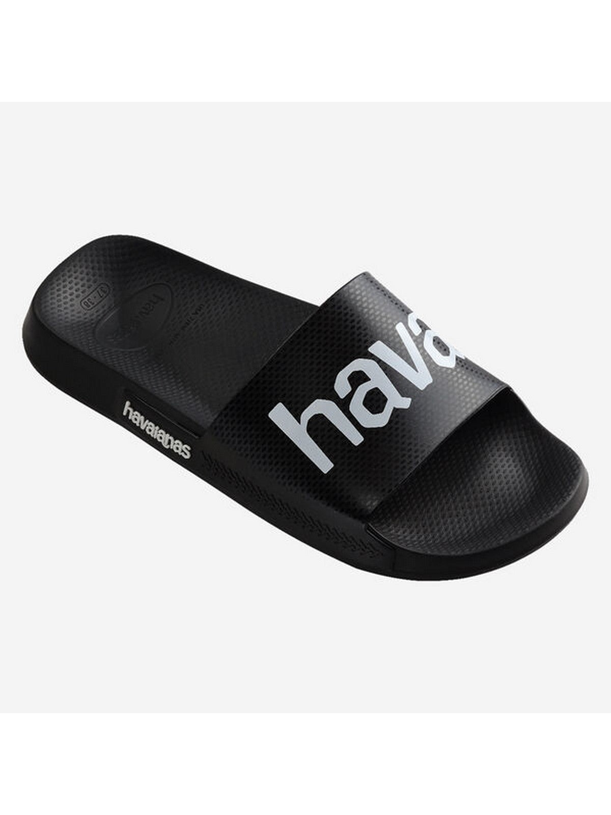 HAVAIANAS Chausson unisexe adulte Hav. Claquette classique Logomania 4148124.1069 noir