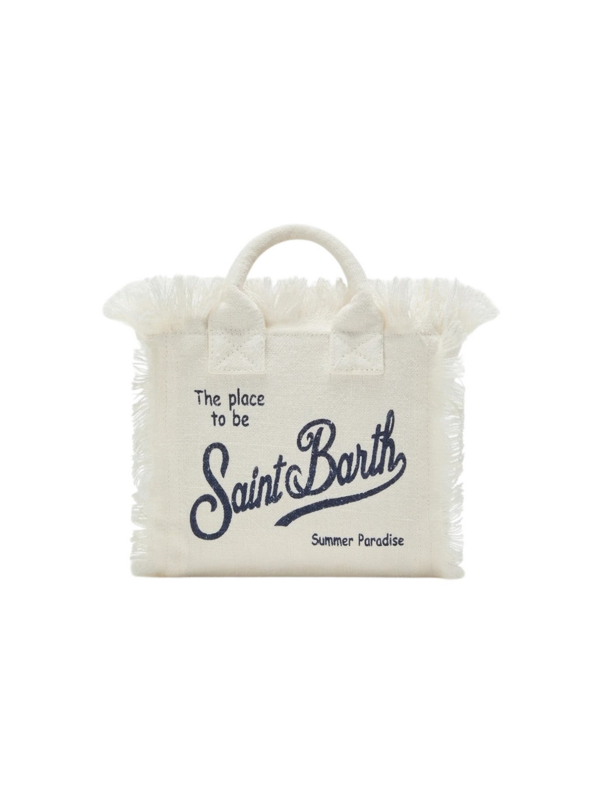 MC2 SAINT BARTH Borsa Donna  VANITY MINI LINEN 00405L Bianco