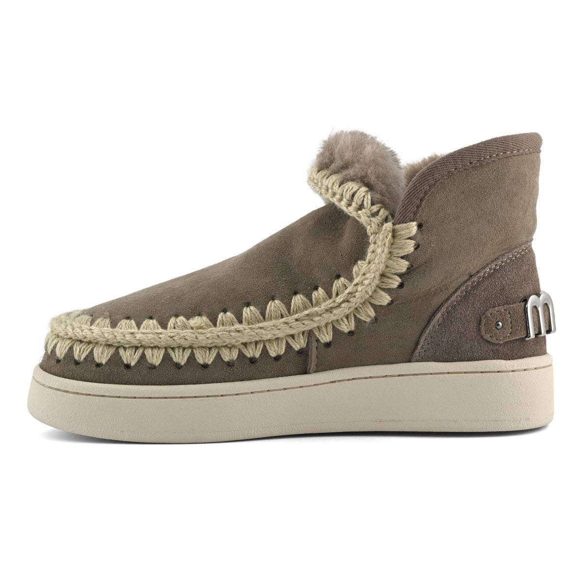 MOU Stivali e Stivaletti Donna New eskimo sneaker suede - let MU.FW741001A ELGRY Elephant Grey