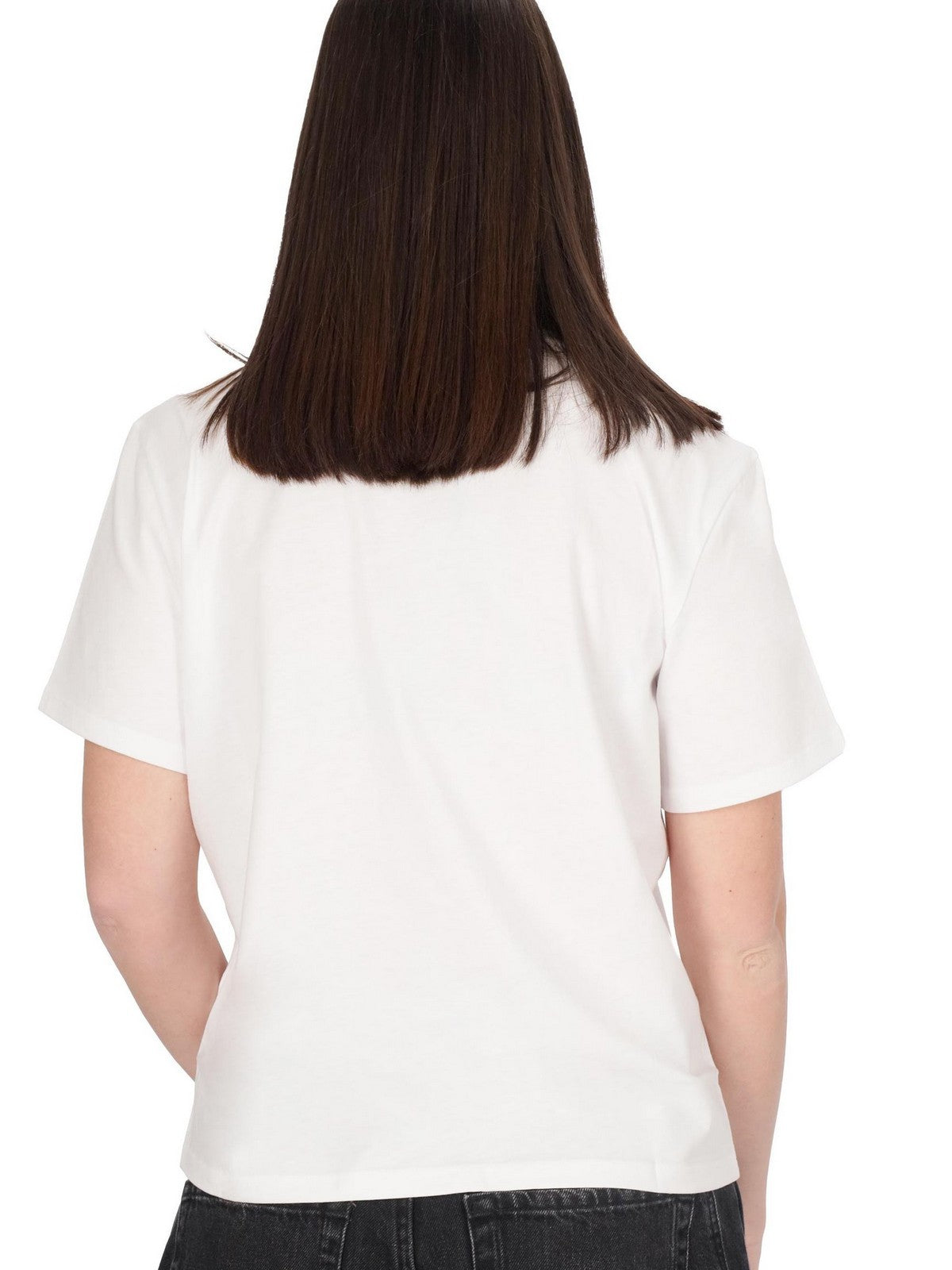 LIU JO BLACK T-shirt Donna  CA5371J6308 M9318 Bianco gioboutiqueweb