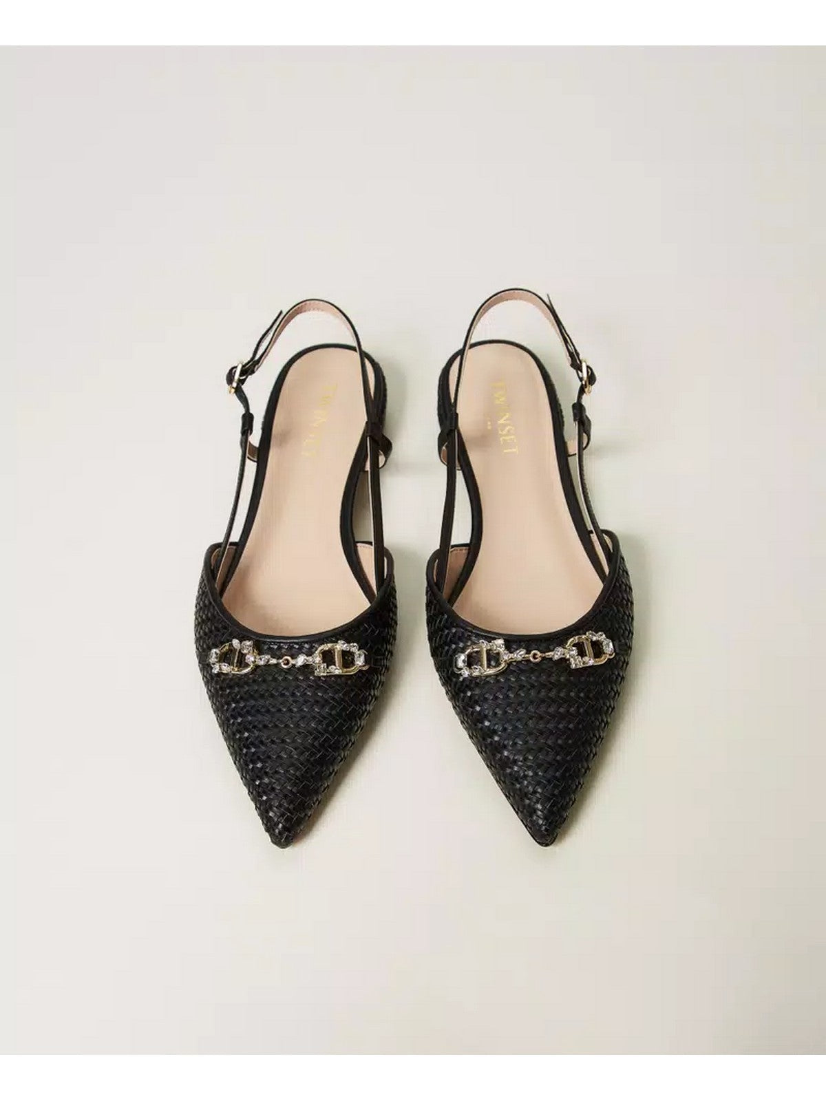 TWINSET Ballerina Donna  251TGT052 00006 Nero gioboutiqueweb