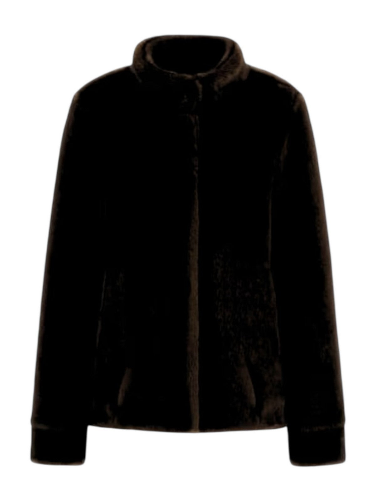 GUESS Pelliccia Donna LUNA FAUX FUR JACKET W5BL64 W3920 JBLK Jet Black A996