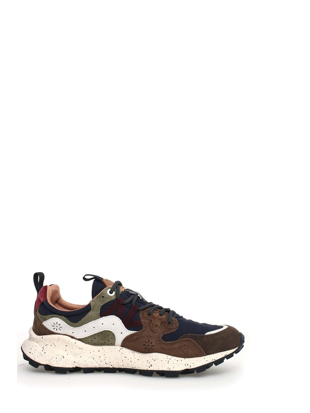 FLOWER MOUNTAIN Sneaker Uomo YAMANO 3 MAN 2017816-01-3D31 BROWN-NAVY gioboutiqueweb