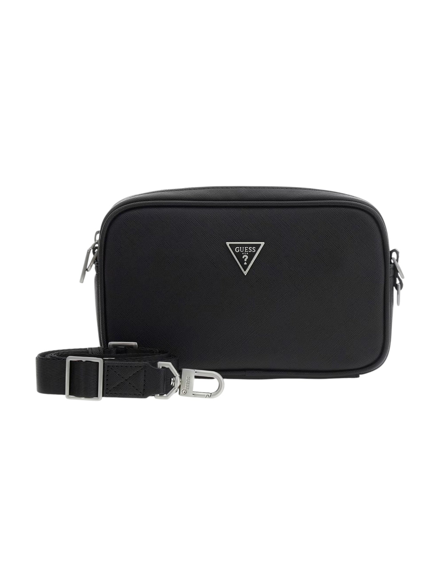 GUESS Pochette Uomo MILANO CAMERA BAG S HMMISA P6150 BLA BLACK