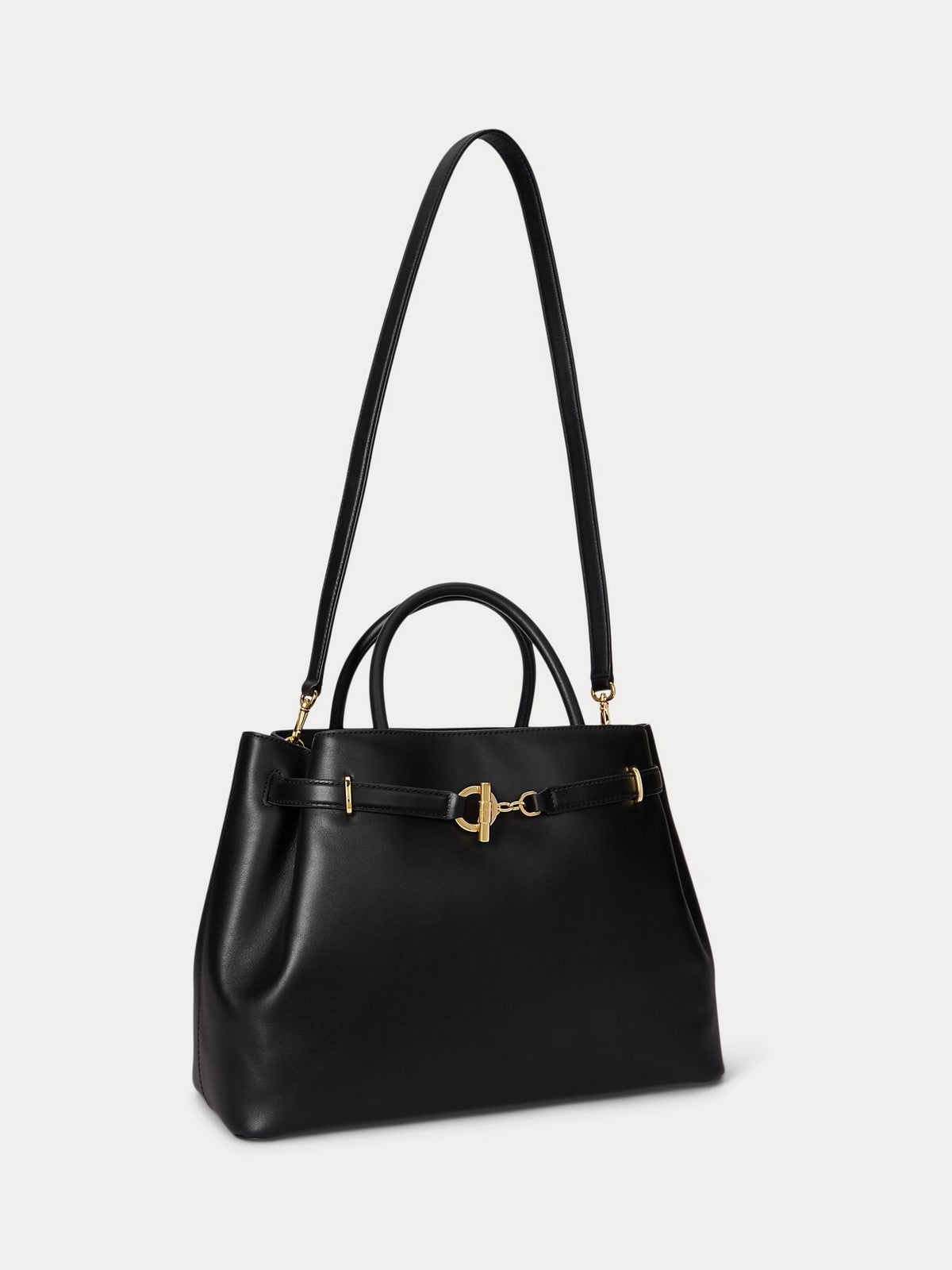 LAUREN RALPH LAUREN Borsa Donna BLKE LG SCHL-SATCHEL-LARGE 431P03417 002 BLACK