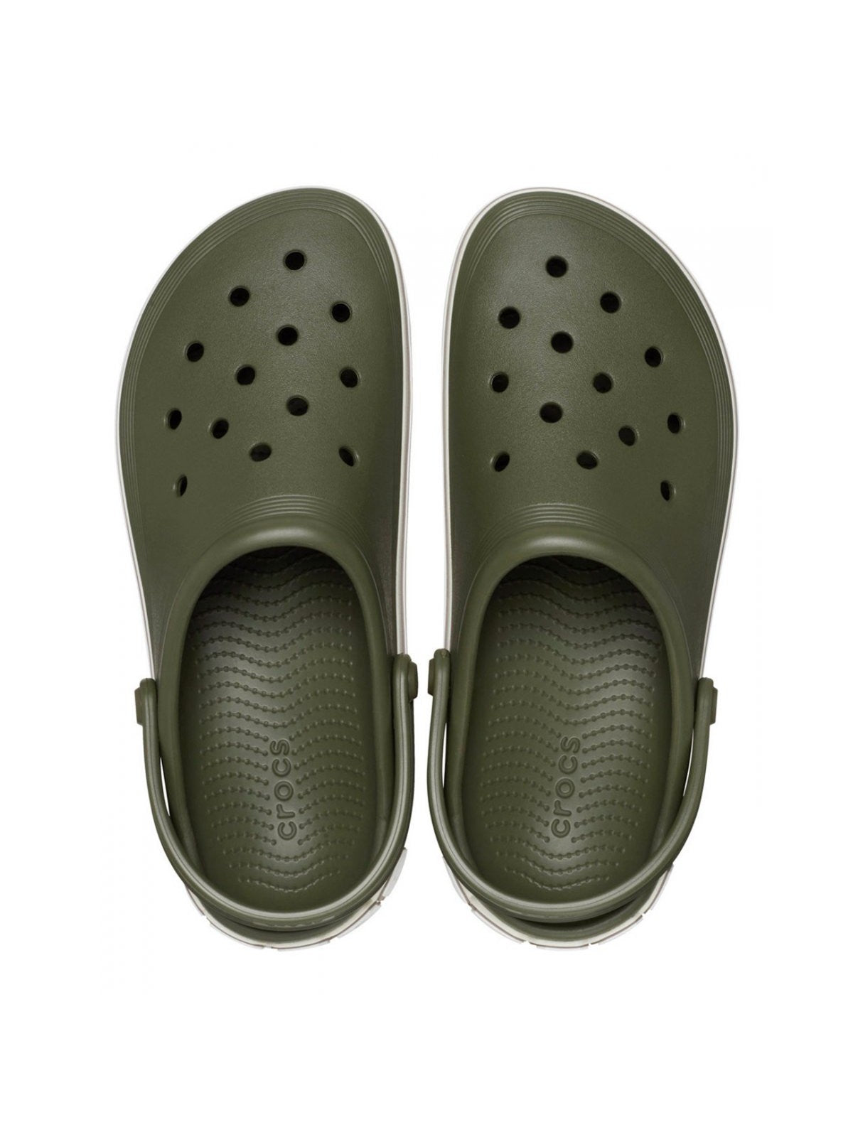 CROCS Pantoufle Mixte Adulte Off Court Logo Clog 209651 309 Vert