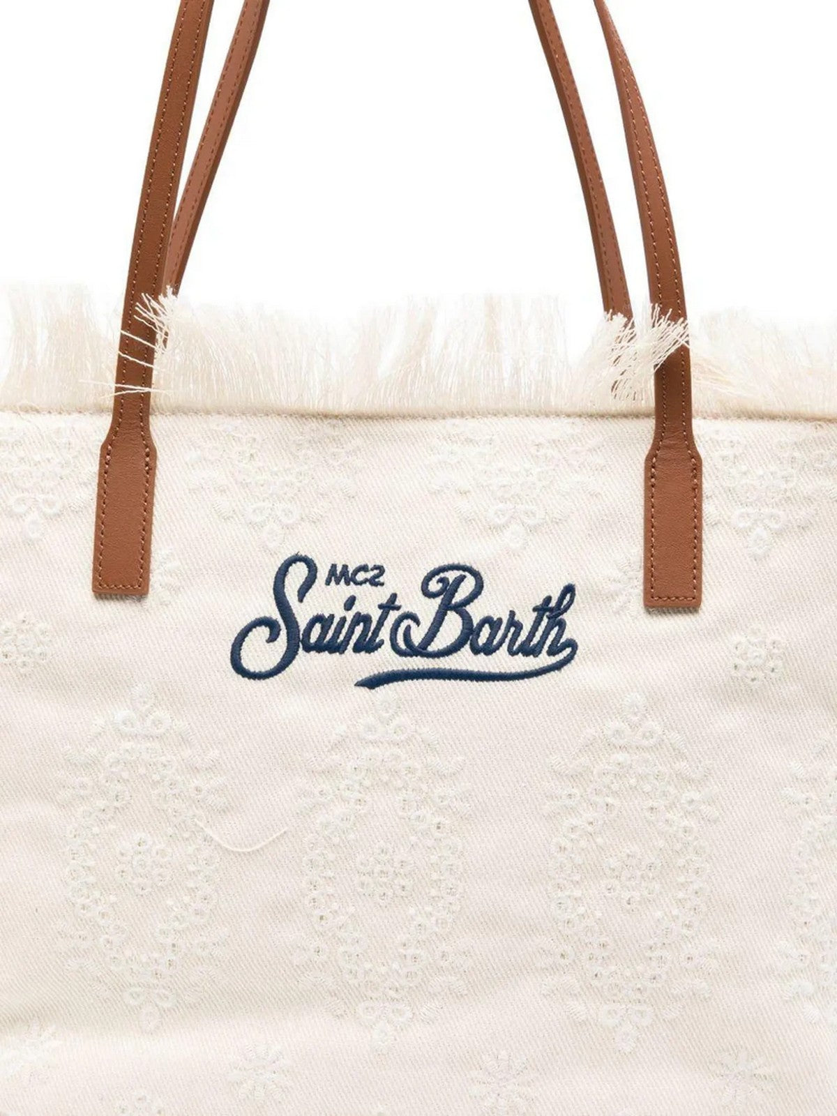 MC2 SAINT BARTH Borsa Donna  CITY BAG FRINGE 01034L SANGALLO 10 EMB