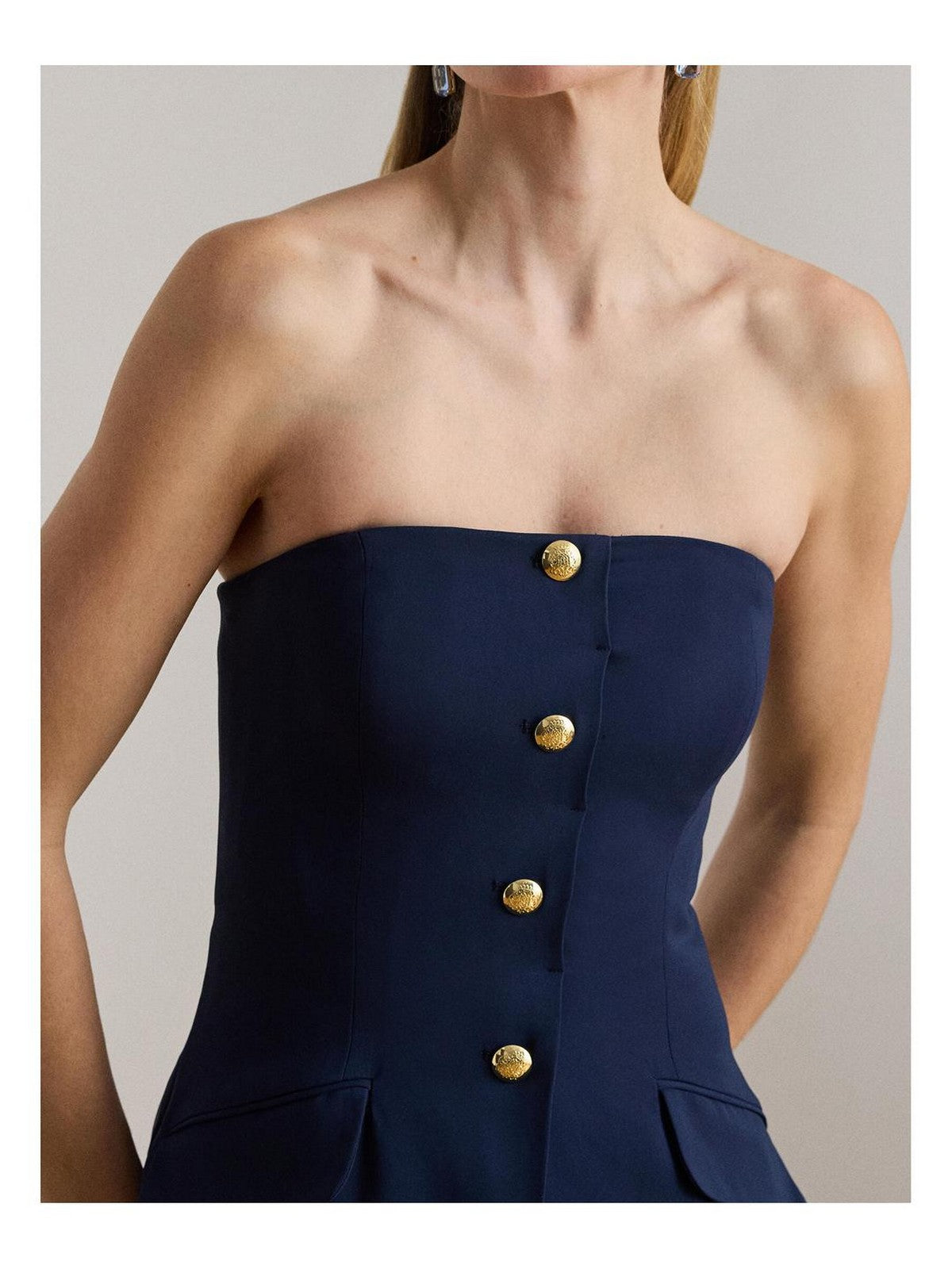 LAUREN RALPH LAUREN Abito Donna WOVEN-DRESSES 253P13287 001 REFINED NAVY