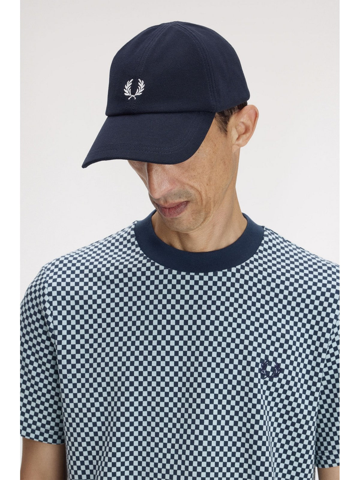 FRED PERRY Cappello Uomo  FP-HW2295 267 NAVY/SNOW WHITE