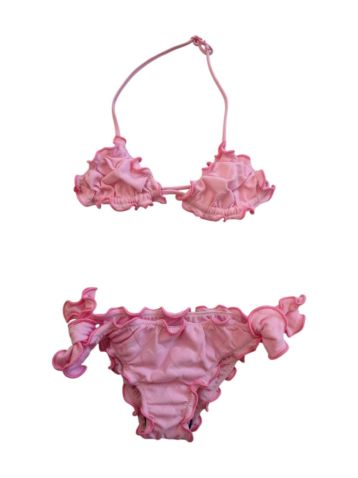 MC2 SAINT BARTH Costume da bagno Bambine e ragazze  CRIS 00025H LYCRA EMBOSSED HEART 20 gioboutiqueweb