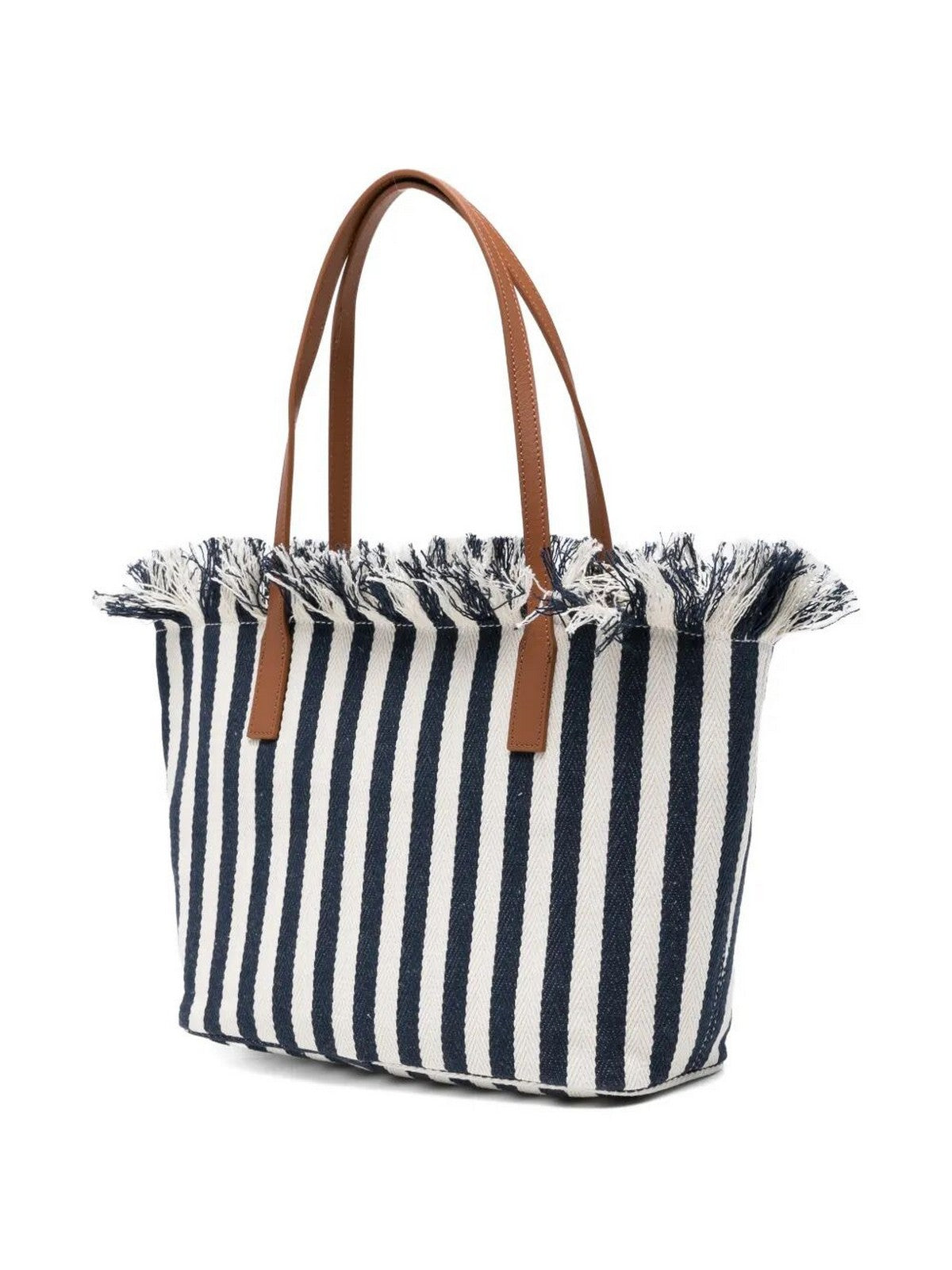 MC2 SAINT BARTH Borsa Donna  CITY BAG MID FRINGE 01768L BLU