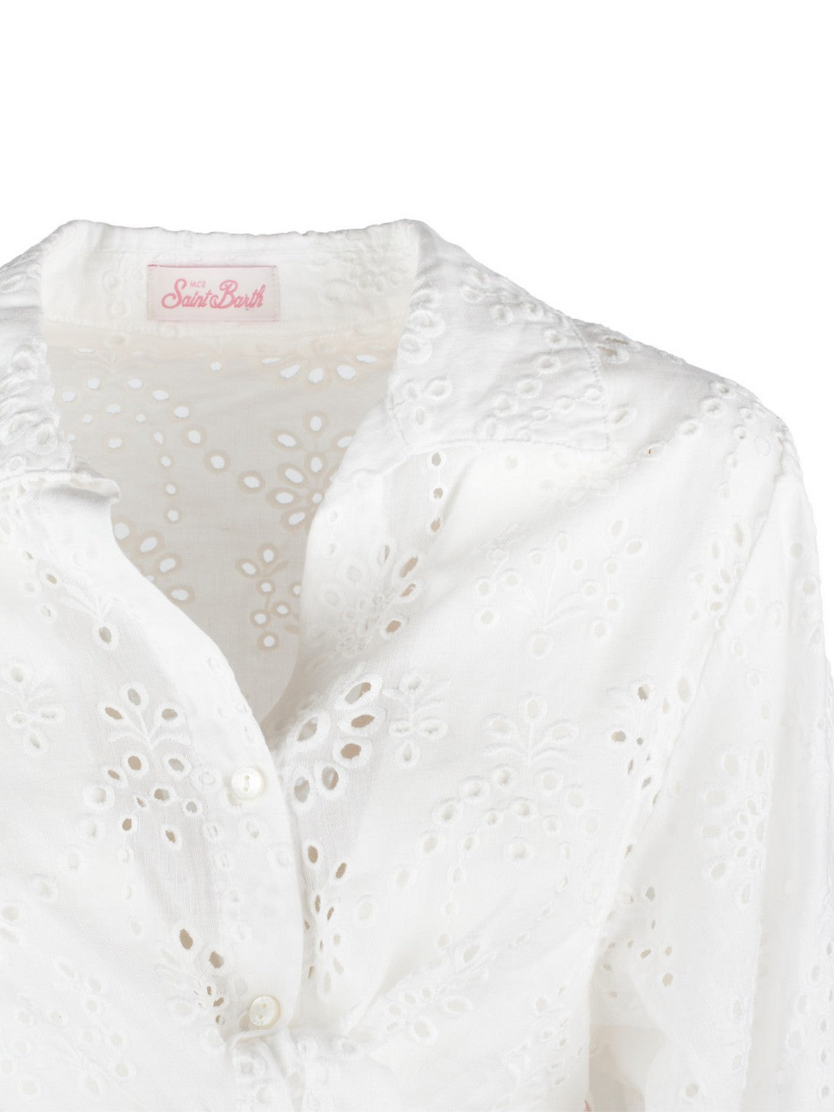MC2 SAINT BARTH Camicia Donna  FEBBY 08905L LINEN MORRIS FLOWER EMBRY 01