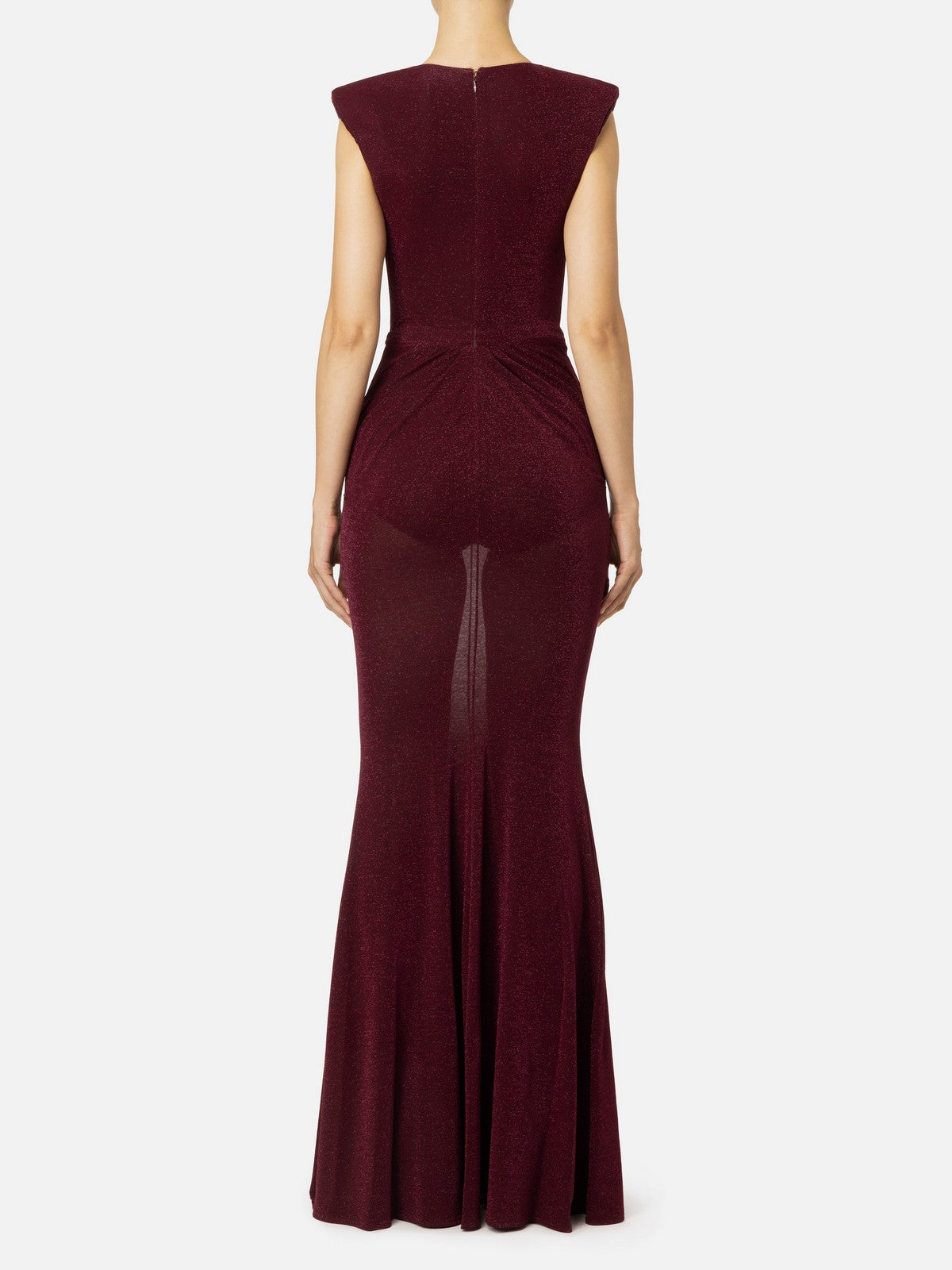 ELISABETTA FRANCHI Frau Kleid AB68547E2 CM7 rot