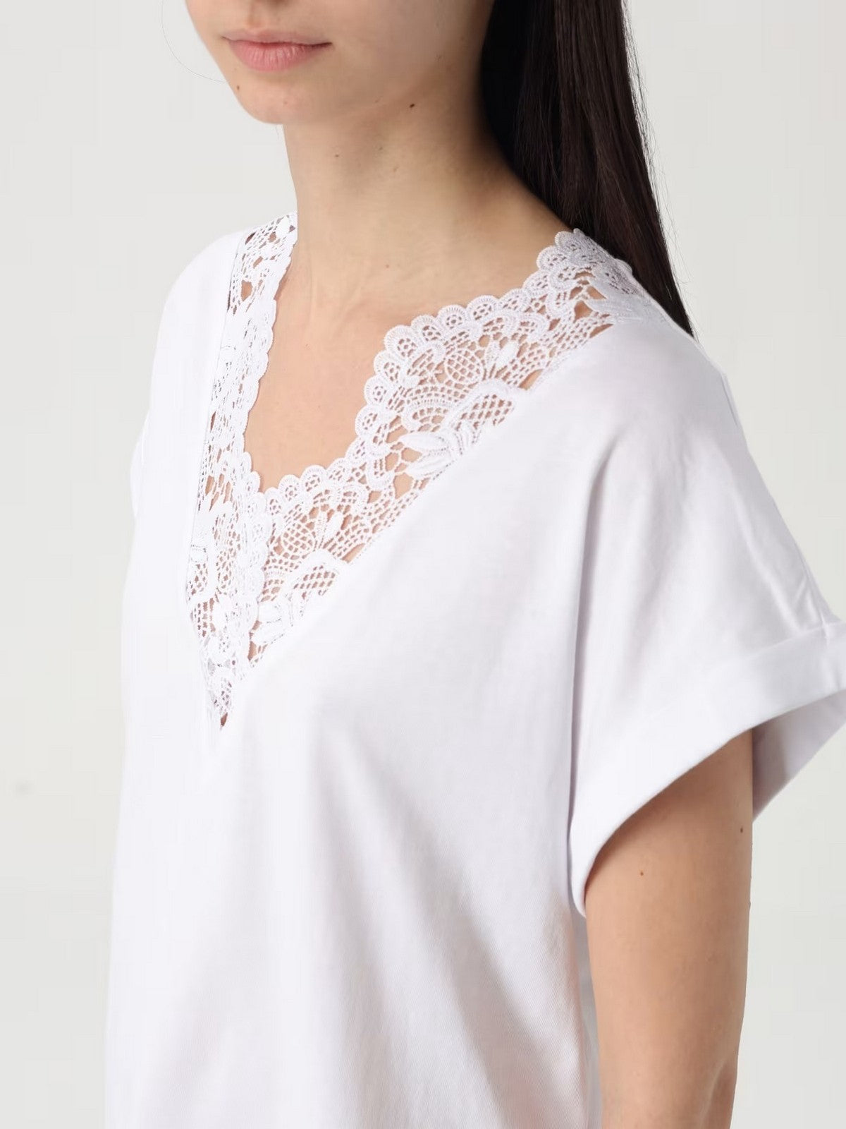 TWINSET T-shirt Donna  251TP2292 00001 Bianco gioboutiqueweb