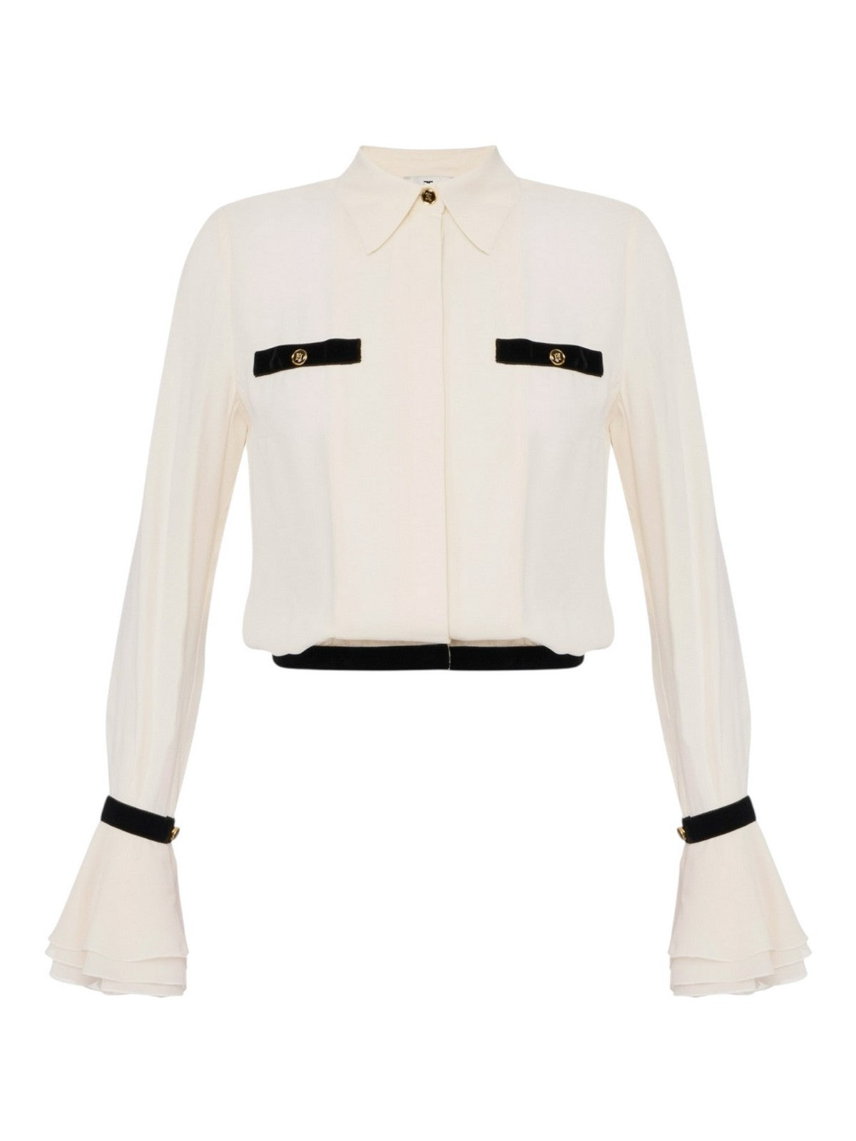ELISABETTA FRANCHI Camicia Donna  CA13157E2 EF1 MILK/NERO