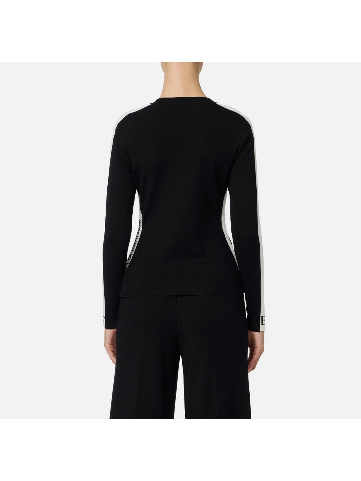 ELISABETTA FRANCHI Maglia Donna  MK03S56E2 EF3 NERO/MILK