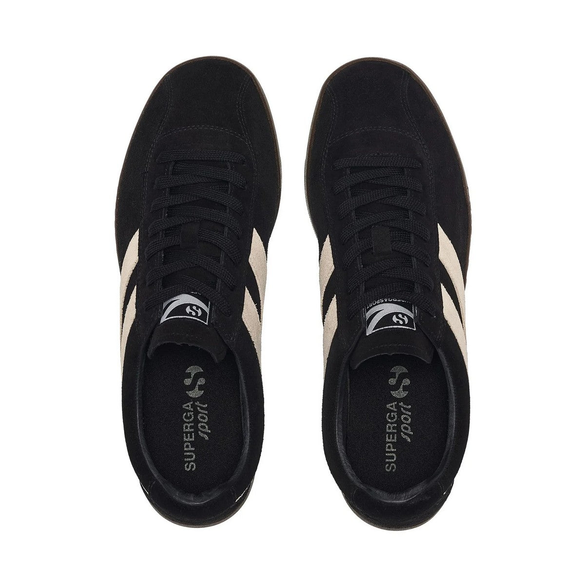 SUPERGA Sneaker Uomo 1960 CAPRI S71474W AOX Black-White Mastice-