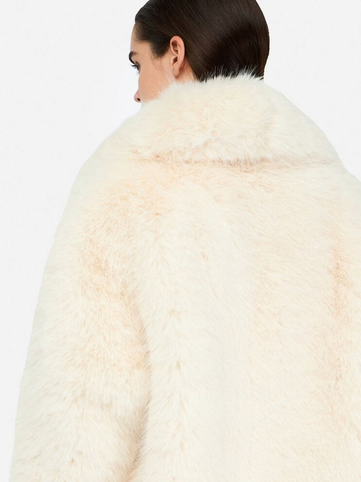 LIU JO BLACK Pelliccia Donna  CF5186E1031 X0718 Latte light