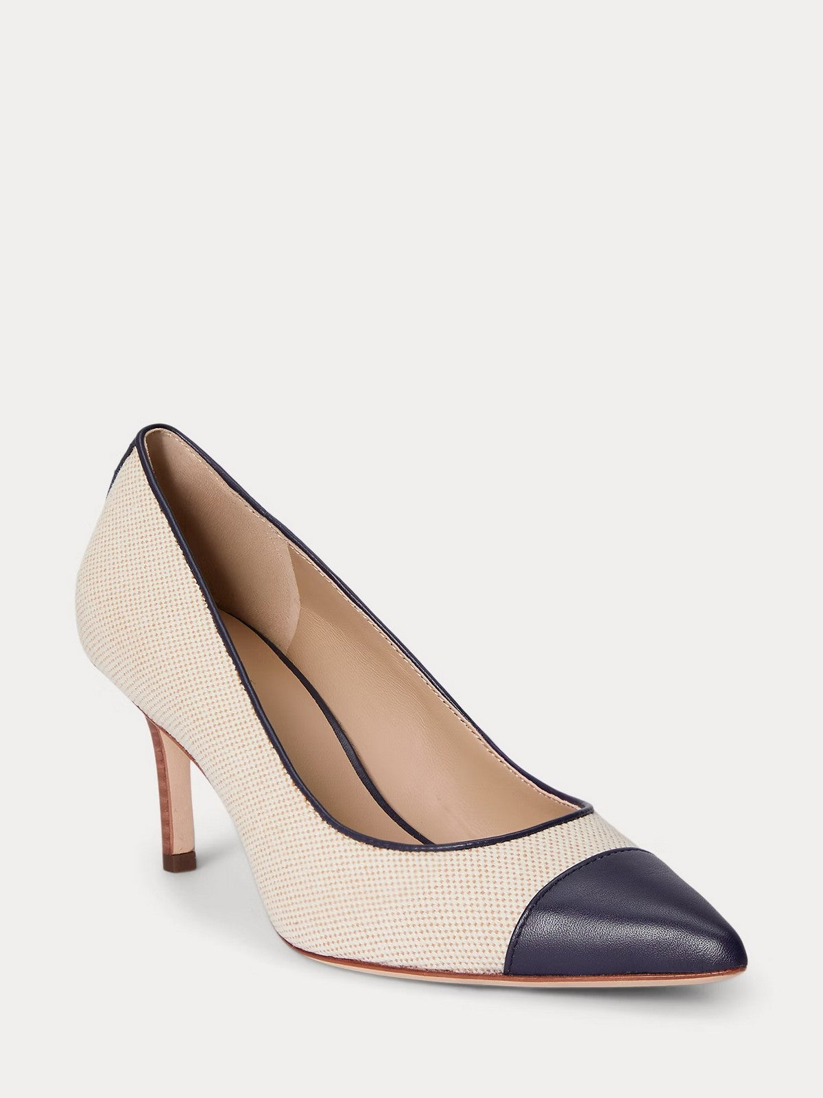 LAUREN RALPH LAUREN Décolleté Donna LANETTE CAP3 802P10395 002 NTRL/BUFF/REFINED NAVY