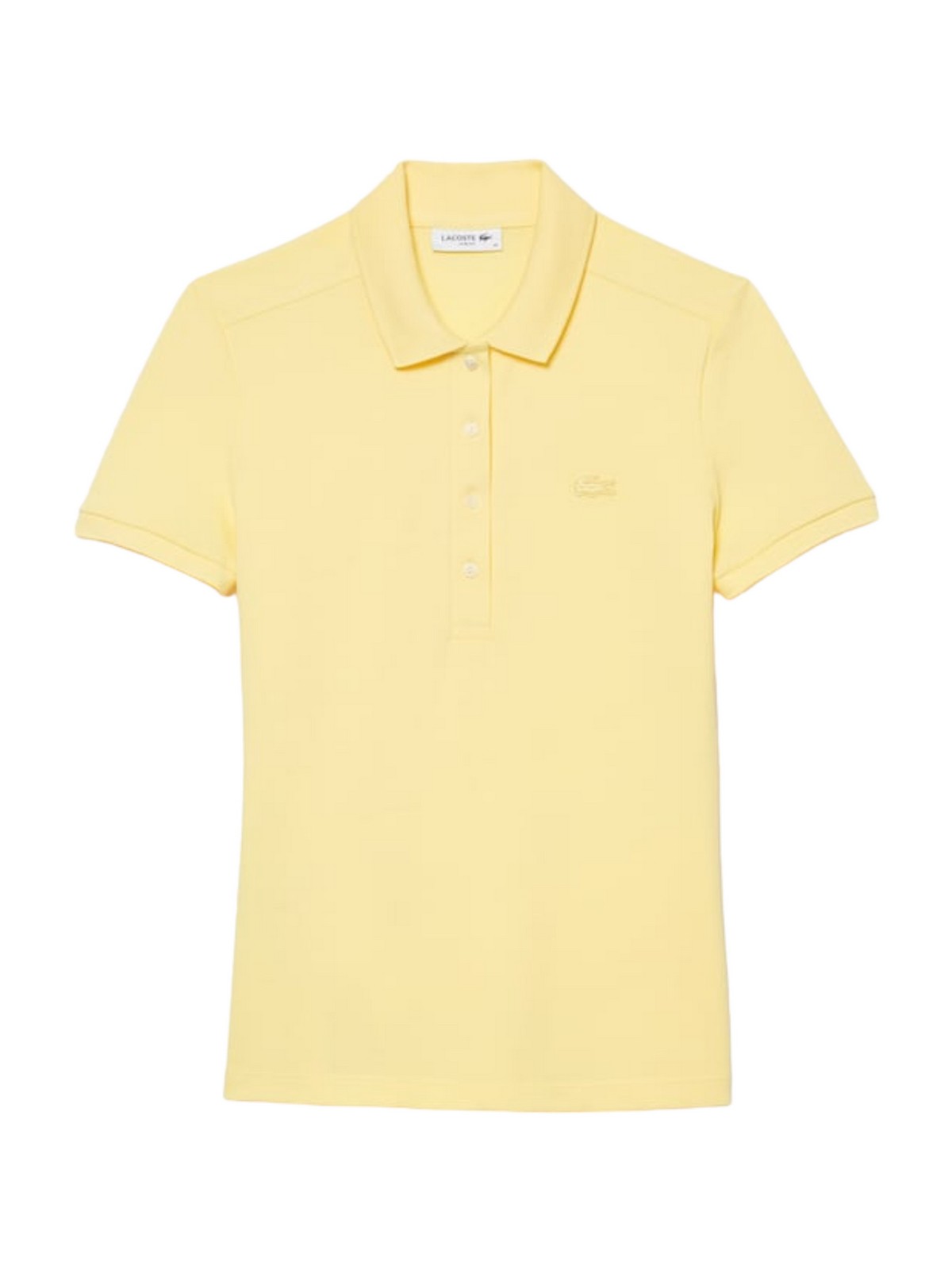 Camiseta de Lacoste y Pole Woman PF5462 107 Amarillo