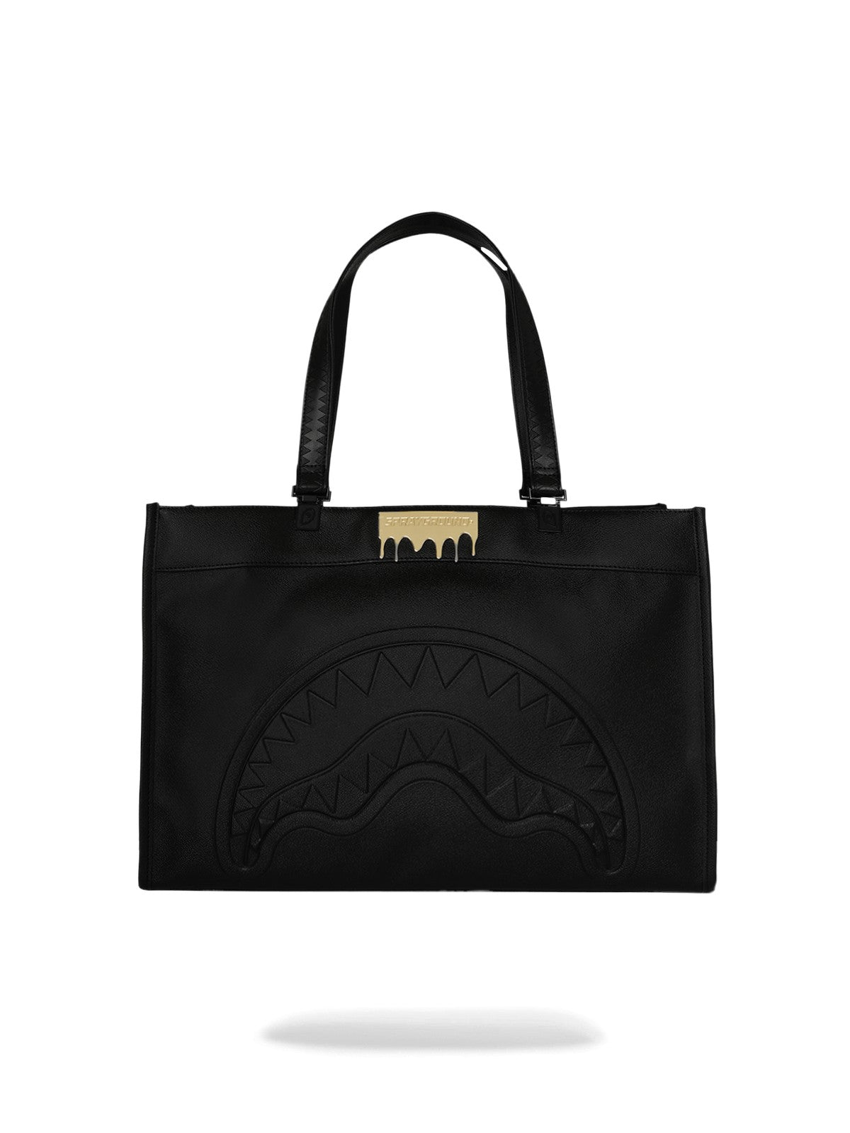 SPRAYGROUND Borsa Unisex adulto GOLD BRICK LUX TORTUGA TOTE 910T9045NSZ Nero