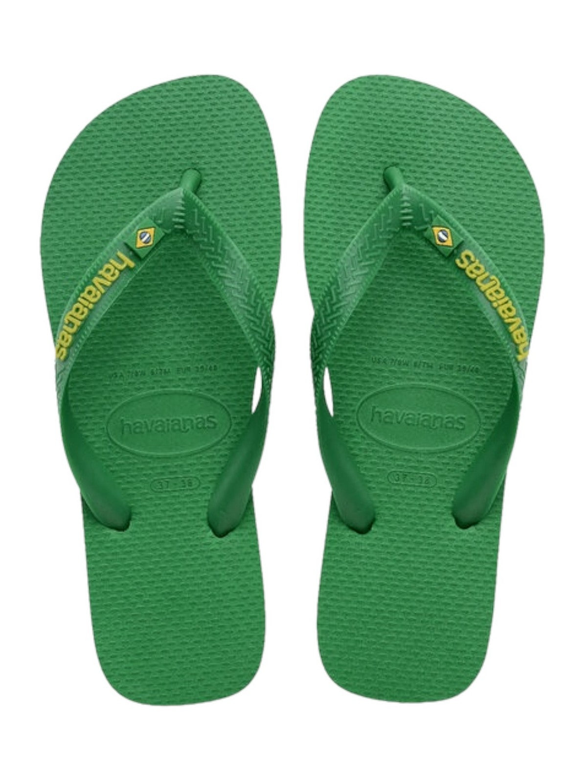 HAVAIANAS Infradito Unisex adulto Hav. Brasil Logo Neon 4149370.6758 Verde