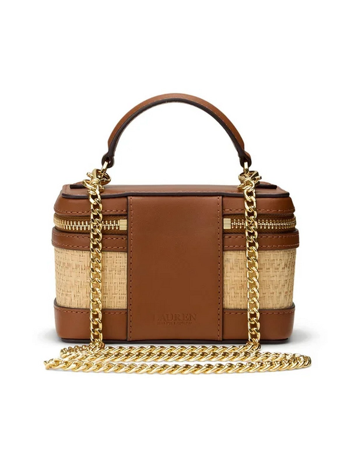 LAUREN RALPH LAUREN Borsa Donna HALLEE-CROSSBODY-SMALL 431P06089 001 NATURAL/LAUREN TAN