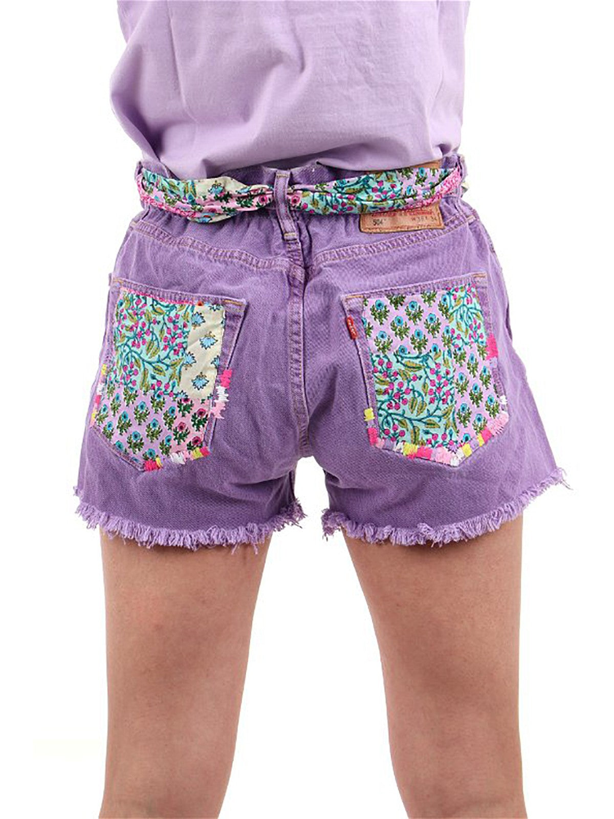 MC2 SAINT BARTH Short Femme ARIZONA 04945F Violet