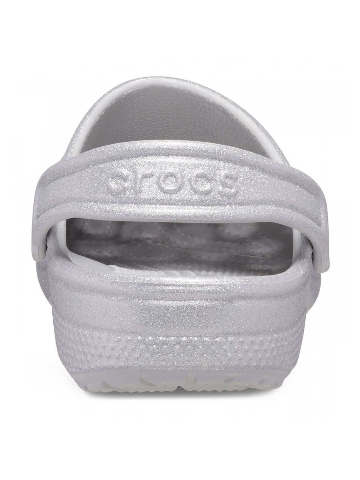 CROCS Pantoufle pour filles et garçons Classic Glitter Clog T 206992 0IC Argent