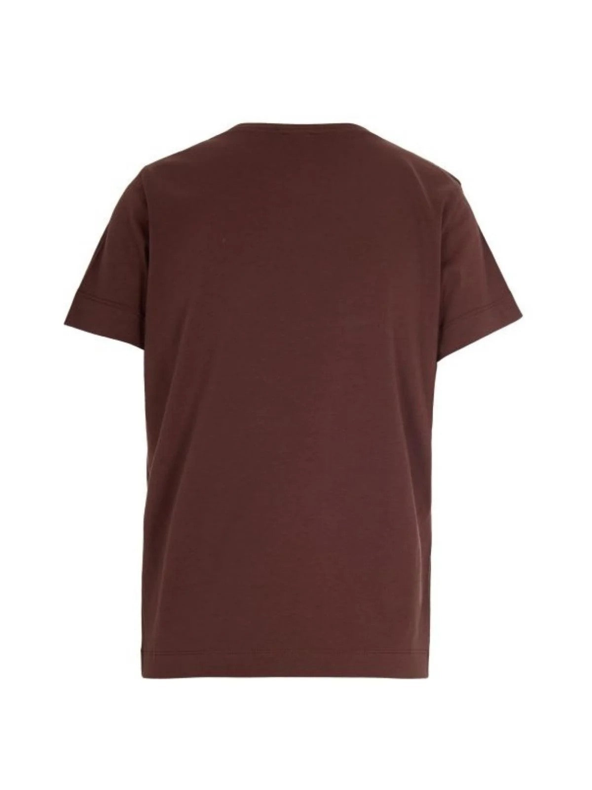 PINKO T-shirt Donna BASICO T-SHIRT 100373-A34F L78 MARRONE TERRA X PIANTE