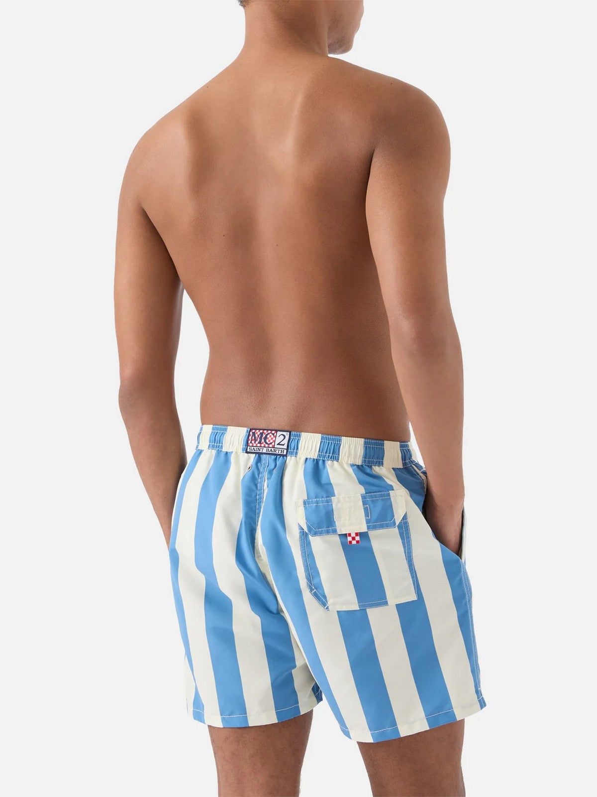 MC2 SAINT BARTH Costume da bagno Uomo  SYROS 01210L STRIPES POP V 3310 EMB