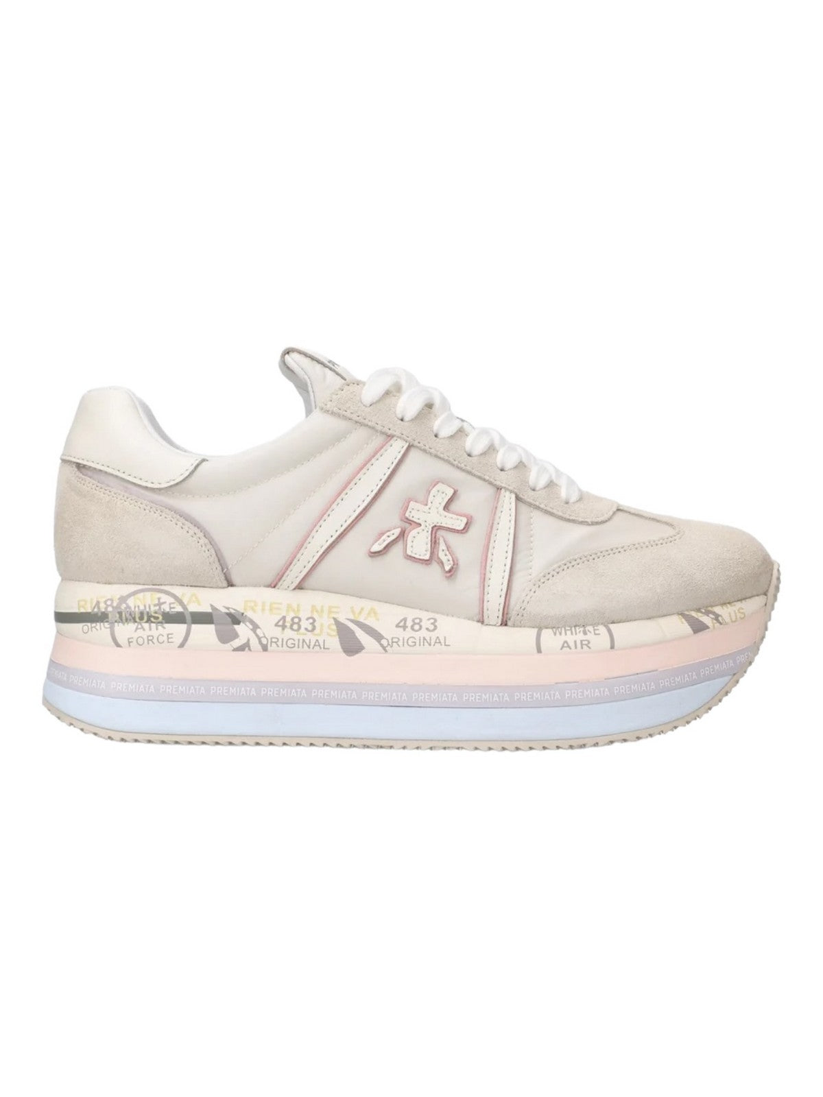 Women's Beth Var 6234 white sneaker awarded