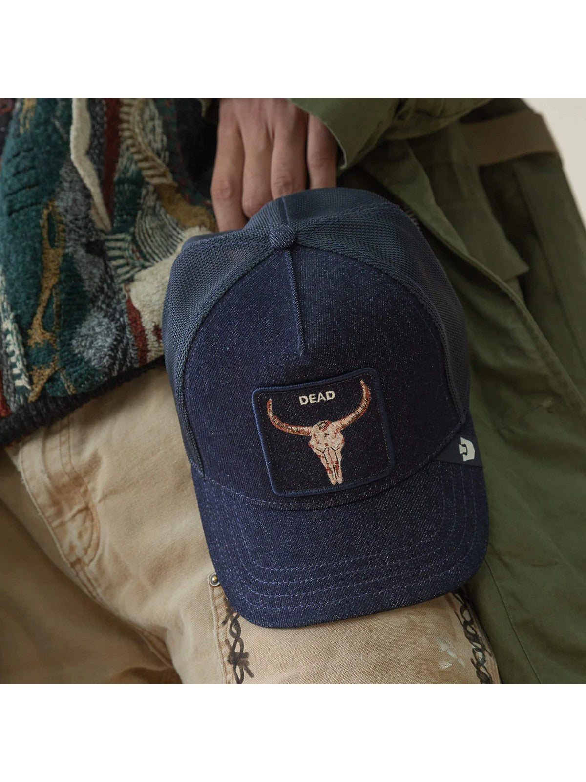 GOORIN BROS Cappello Uomo DENIM DEAD 101-2589 DAR DARK DENIM