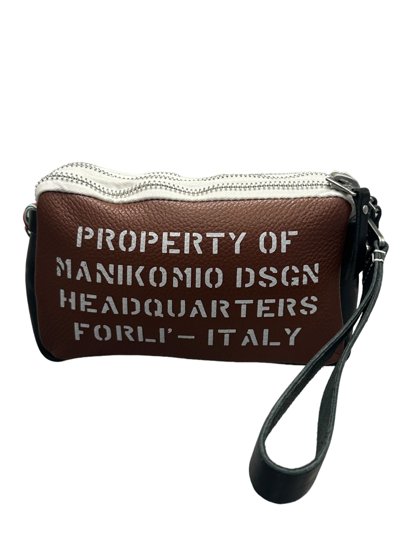 MANIKOMIO DSGN Pochette Uomo Borbello CLUTCH PM06 Marrone