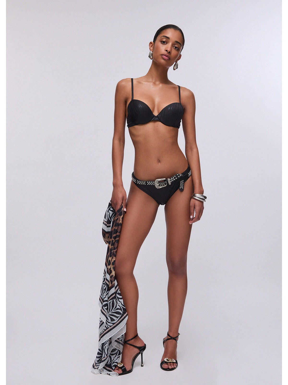 LIU JO BEACHWEAR Costume da bagno Donna  VA6189J3928 S9523 Nero foil zebra