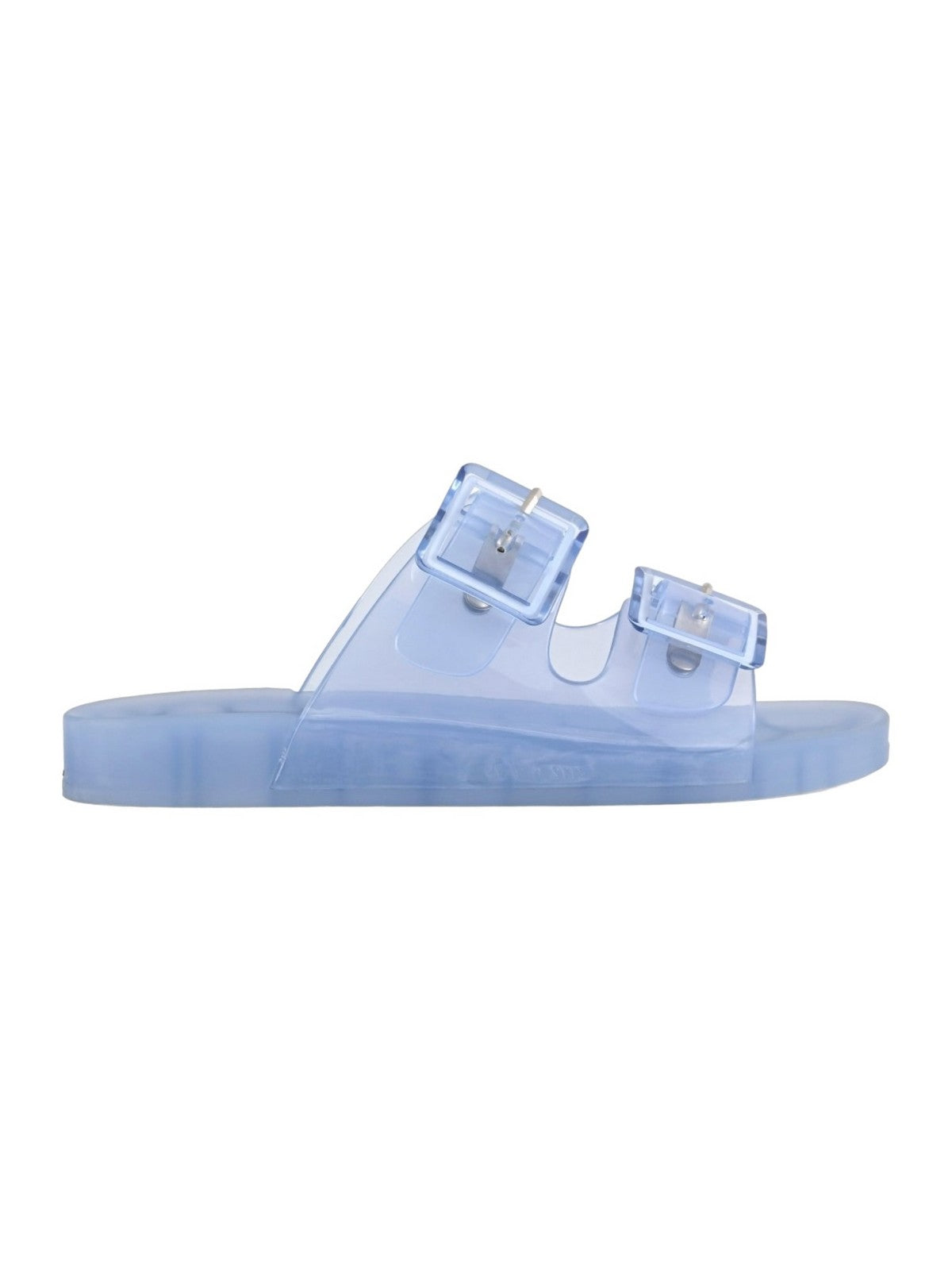 Farben der kalifornischen Ciabatta -Frau Jelly Sandal 2 Schnallen HC.Ch010 Den Blu