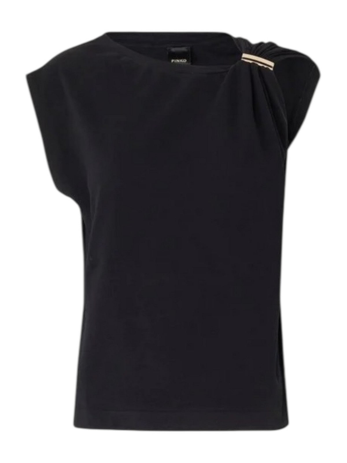 PINKO Top Donna MELODY MAGLIA 106478-A35D Z99 NERO LIMOUSINE