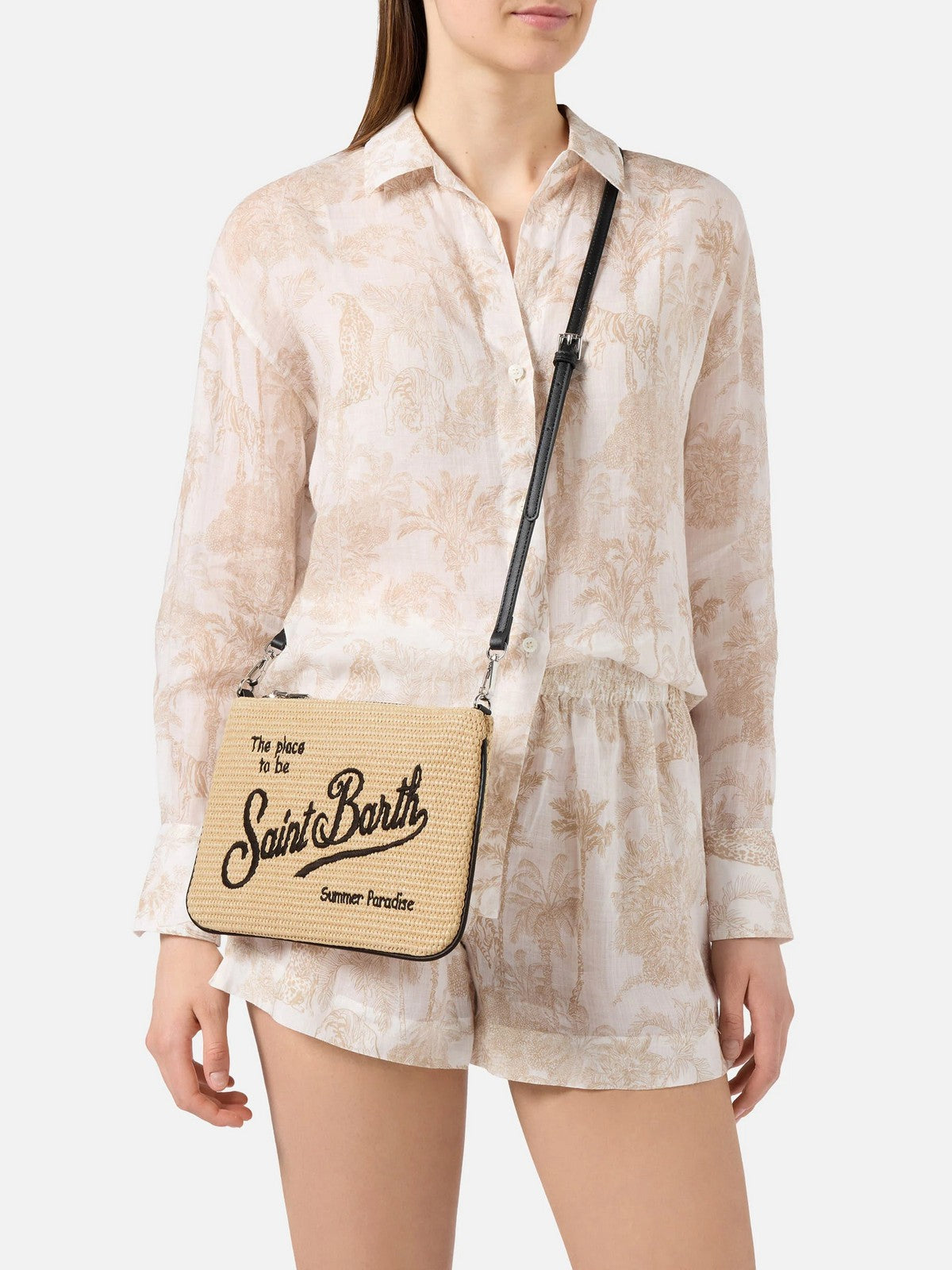 MC2 SAINT BARTH Borsa Donna  PARISIENNE STRAW 00421L 1100 EMB