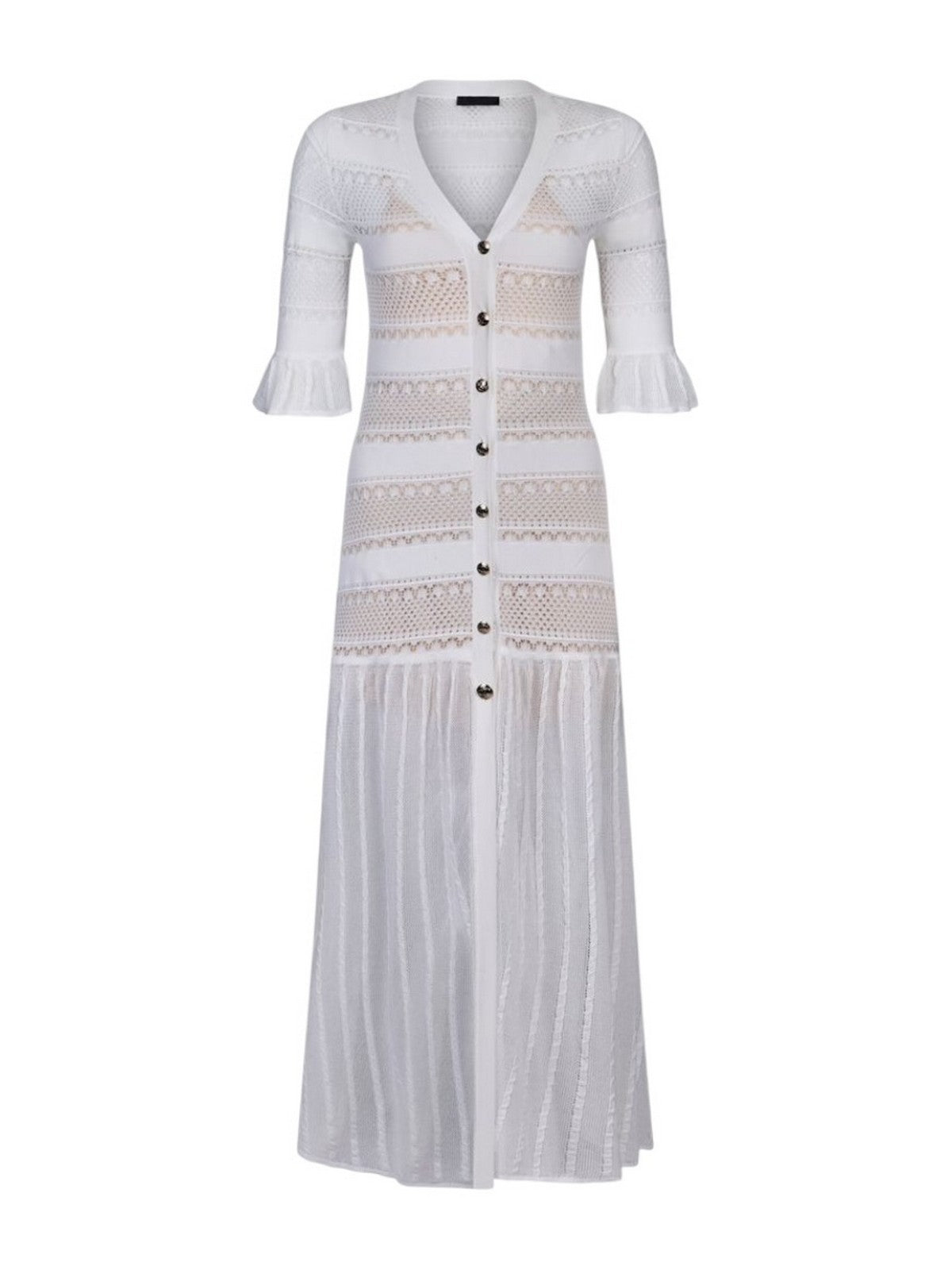 LIU JO BLACK Abito Donna  CA6242MS55N P9636 Gleam white