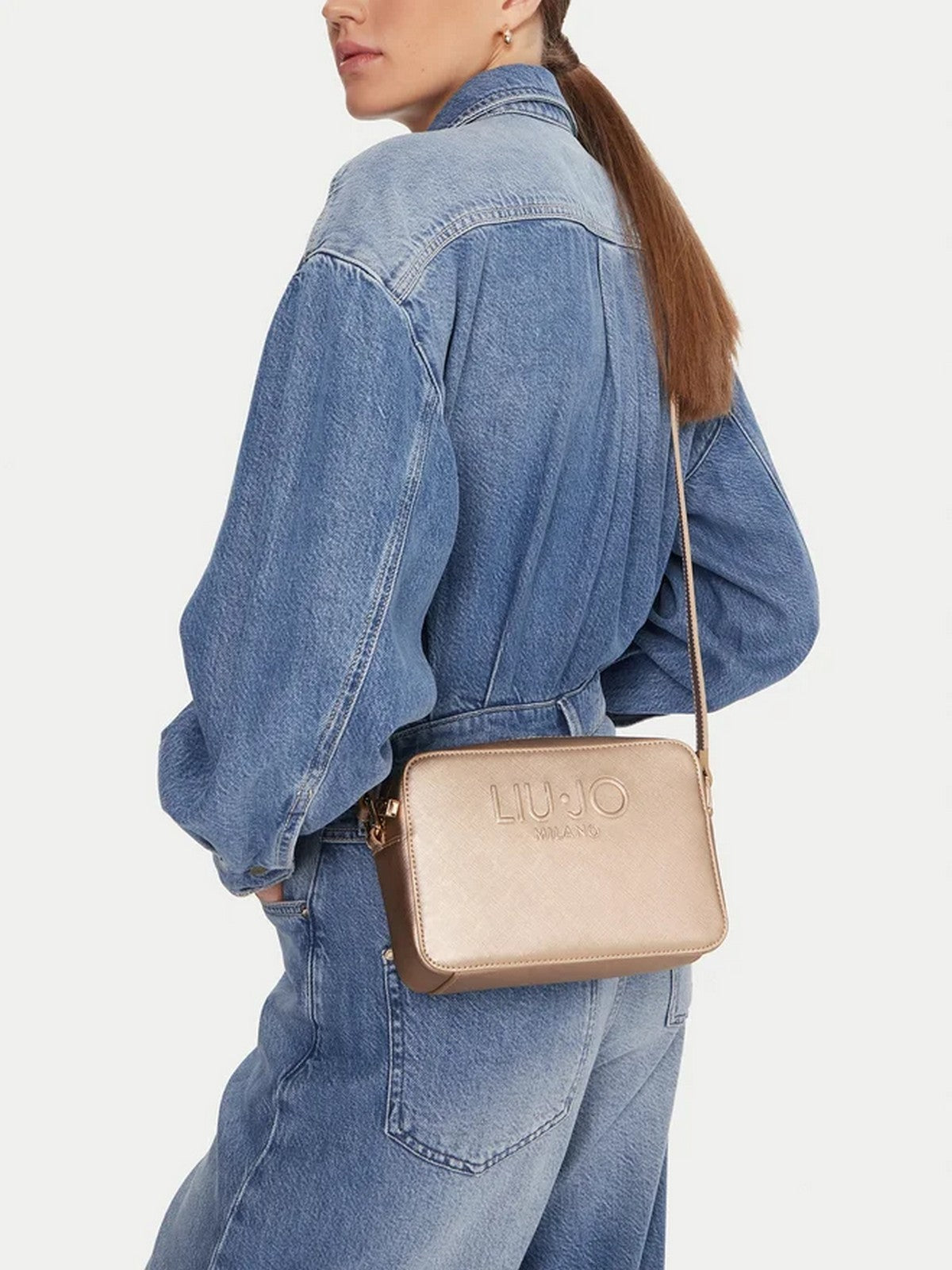 LIU JO ACCESSORIES Borsa Donna  AF5153E0087 90048 LIGHT GOLD