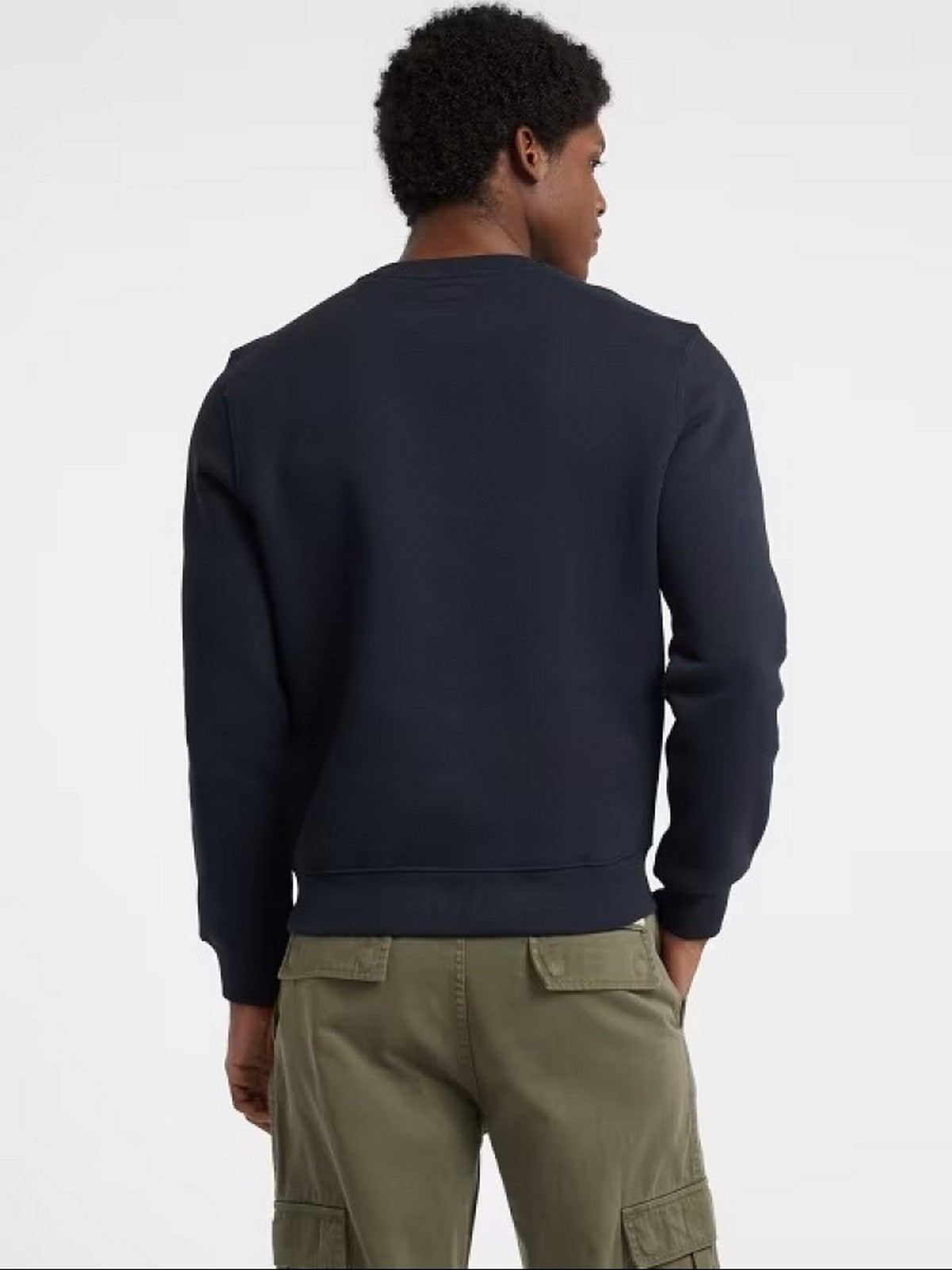 GUESS Felpa Uomo GJ SLIM SCRIPT CREWNECK M5BQ35 K9V31 A71W DARING OCEAN