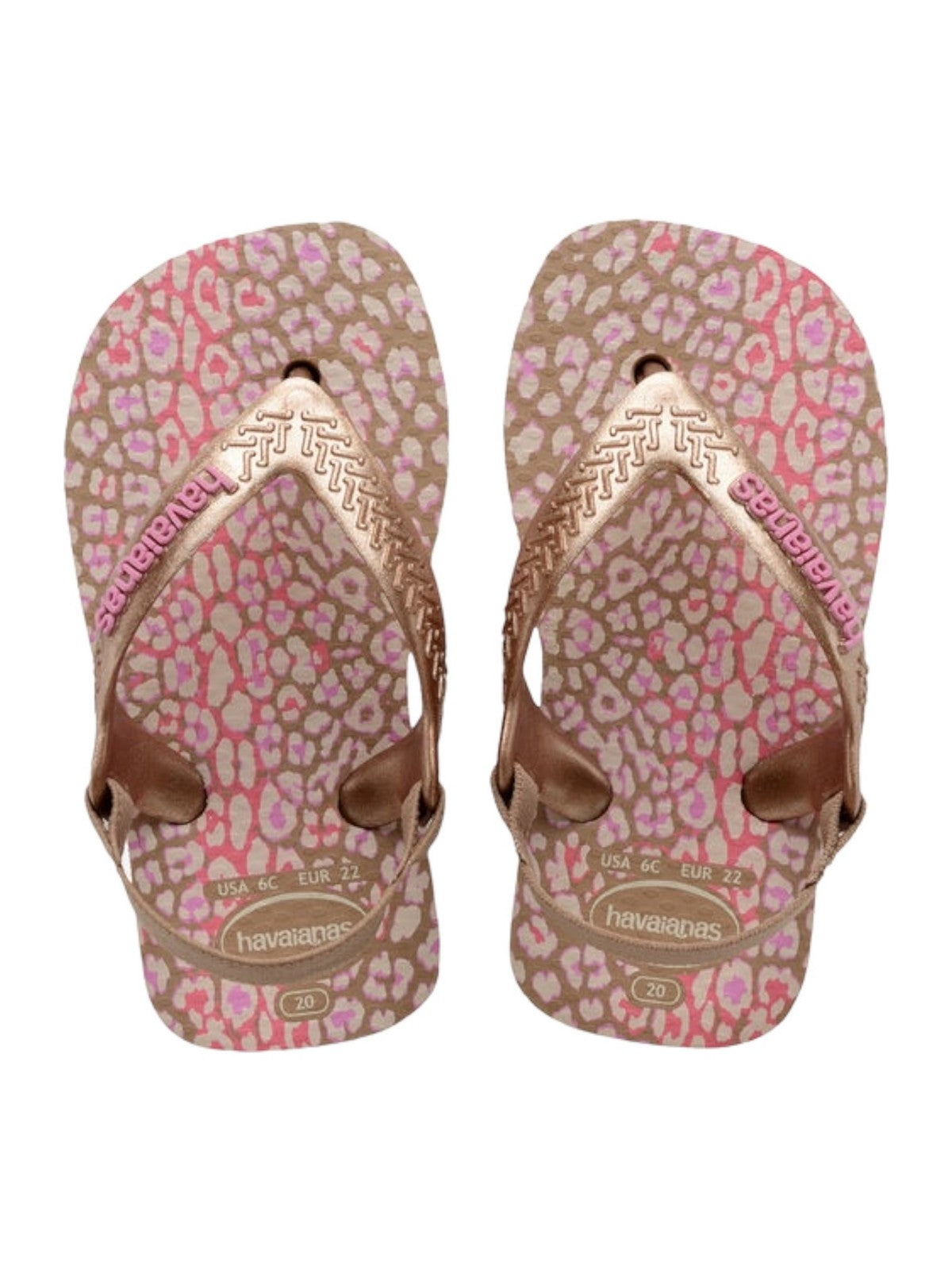 Havaianas toppons les filles et les filles Hav. Baby Mini Me 4148946.5282 Rosa