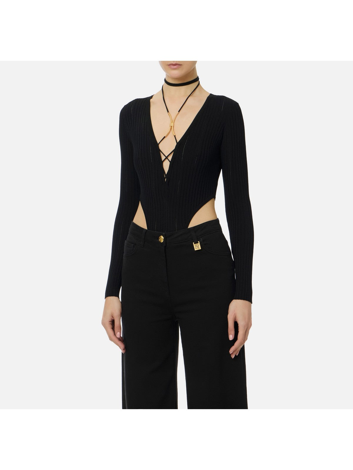 ELISABETTA FRANCHI Body Donna  BK83S61E2 110 Nero